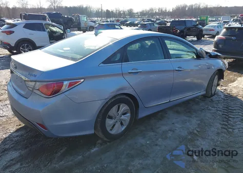 2013 Hyundai Sonata Hybrid z USA, uszkodzony, nr VIN KMHEC4A41DA074450